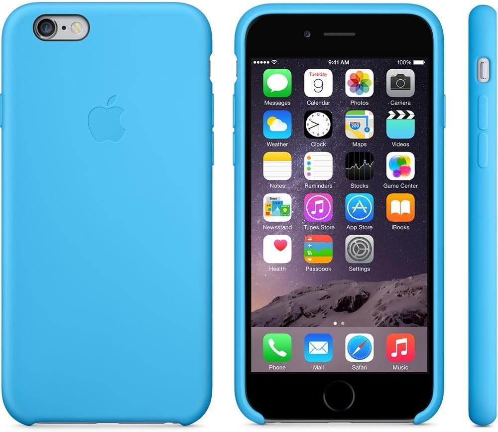 Apple® - Silicone Case for Apple® iPhone® 6 Plus - Blue