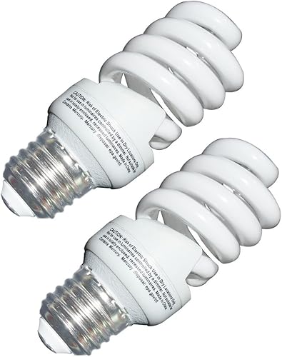 Miniatura 1 de Bombilla CFL de 13 vatios (60 vatios), color blanco suave, 2700 K, 1040 lm, bombilla en espiral de base media, bombilla fluorescente compacta