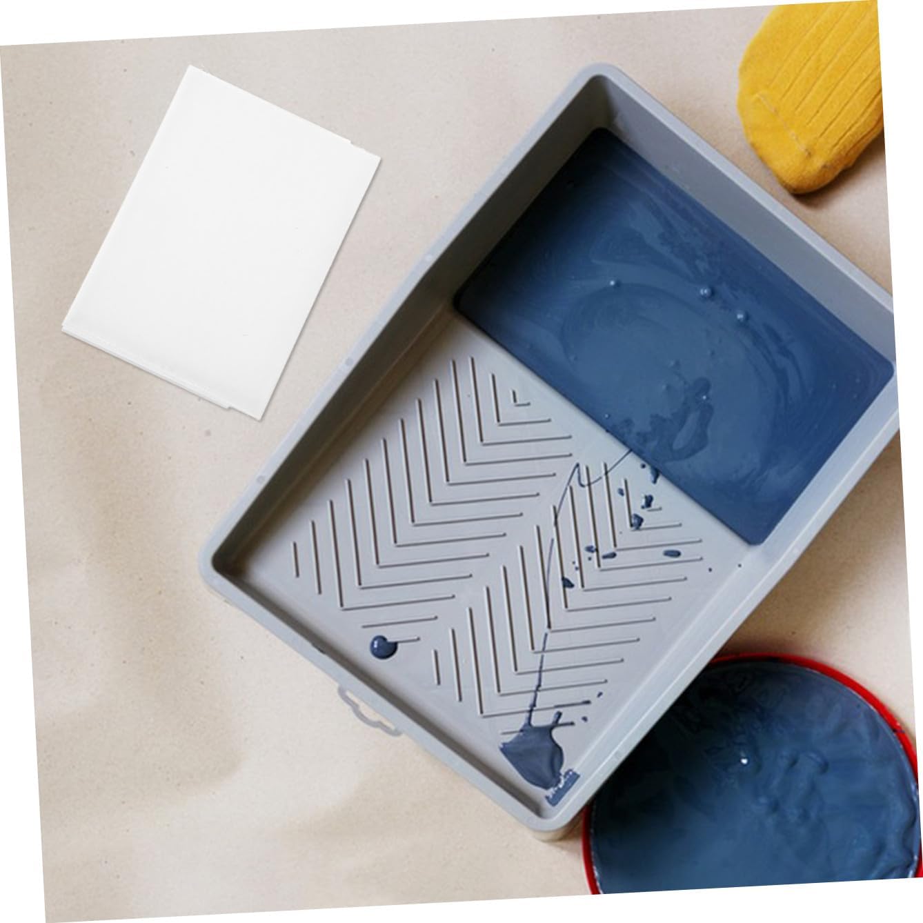 Hemoton 2pcs Edge Paint Tool Pad Paint Edger Tool Refill Pads Multi-Functional Edger Replacement