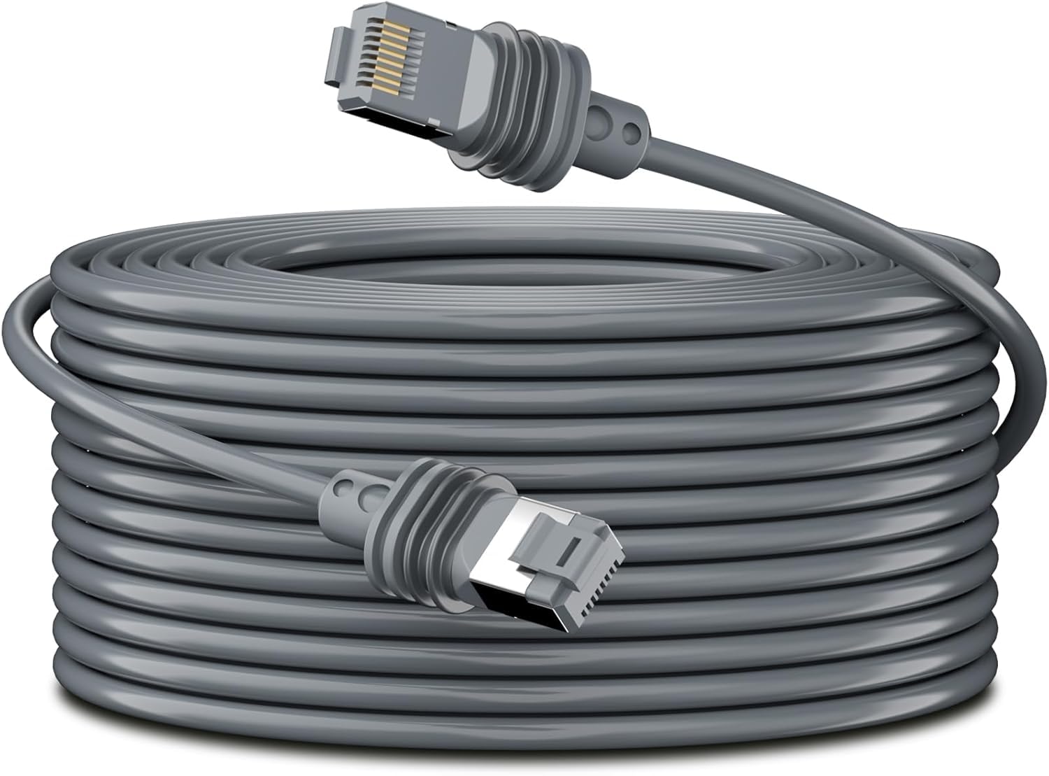 GEEKERA Starlink Gen 3 Cable, 50FT/15M Starlink Replacement Cable 1200Mbps High-Speed, 26AWG Extension Ethernet Cable Waterproof & Durable, Plug and Play