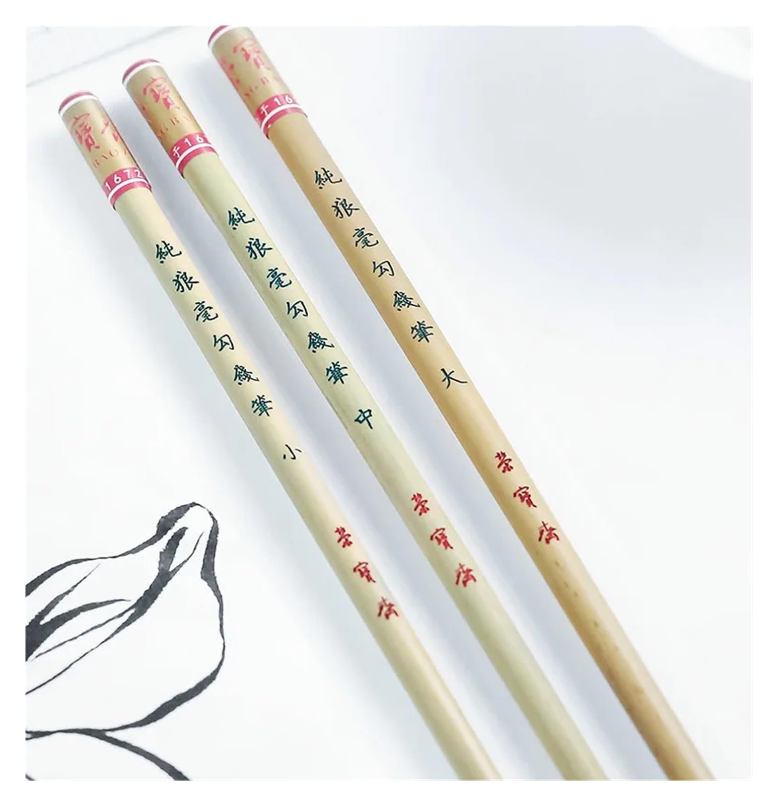 tianwandong Chiński pędzel do kaligrafii Malowanie linii Pisanie zestaw pędzli Włosy łasicy Hak Linia Długopis Praktyka pisania ręcznego Caligrafia Craft Supply