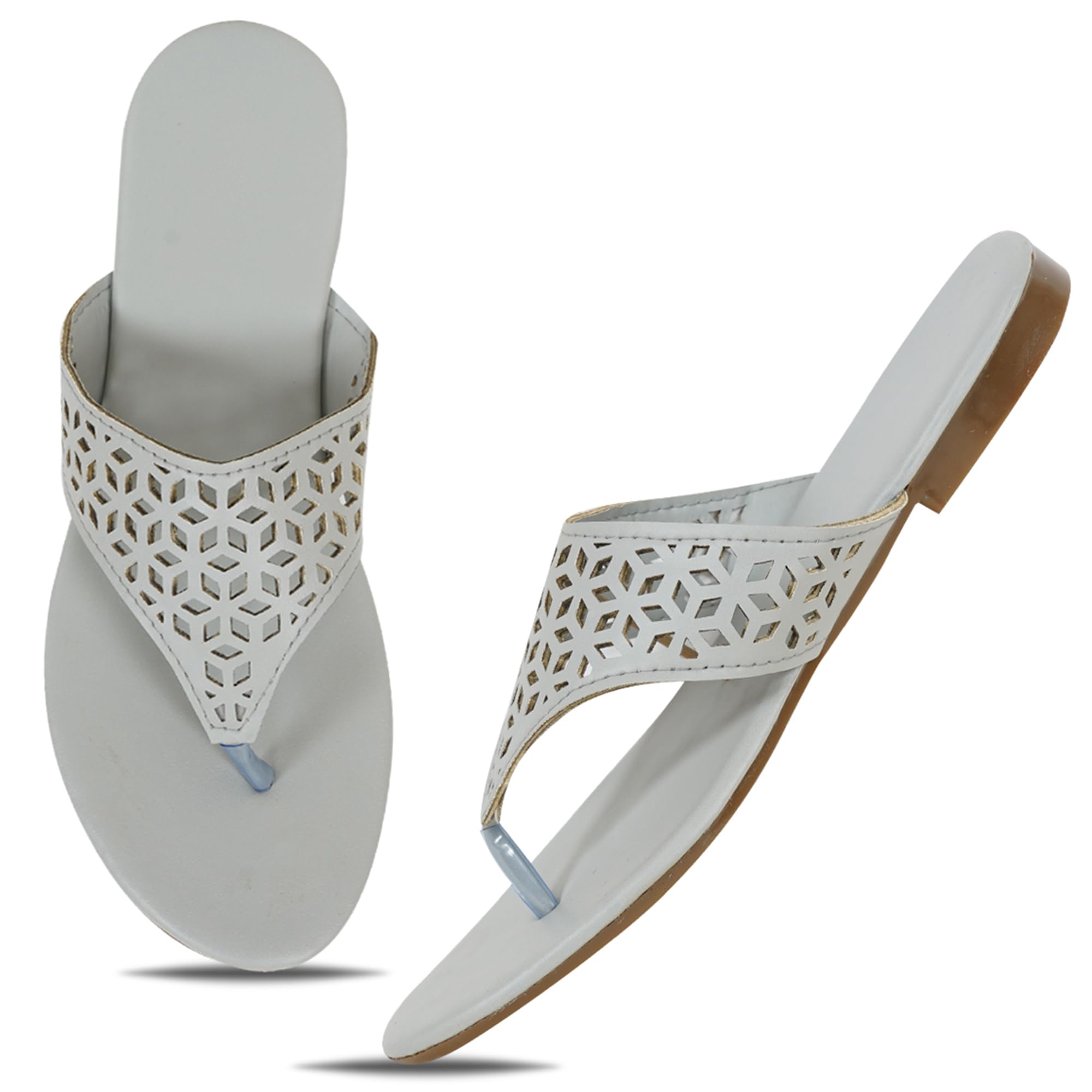 flipflops for Women and Girls Daily Use Ethnic Comfortable Slippers Flip Flops chappals-picture-40