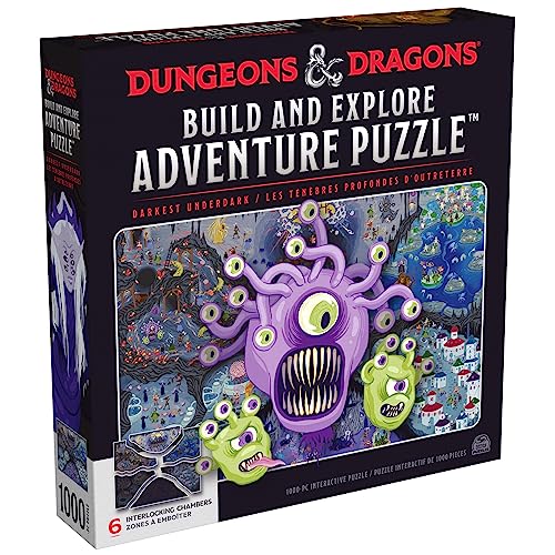 Dungeons & Dragons, Build and Explore Adventure Puzzle, DND Adult Puzzles, Dungeons and Dragons 1000 Piece Puzzles for Adults and Kids Ages 12+ by Spin Master Games - Image 6