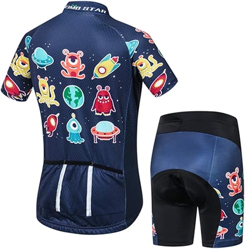 Miniatura 2 de Ropa de bicicleta para niños, para montar en verano, ciclismo, pantalones cortos acolchados para bicicleta