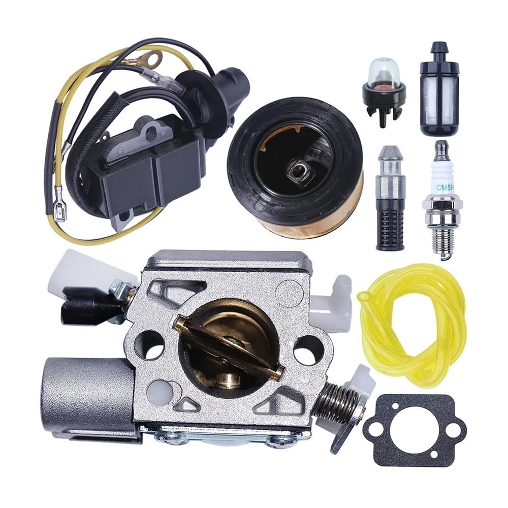 Kit de carburateur et bobine pour tronçonneuse MS251 1143 120 0617 avec filtre