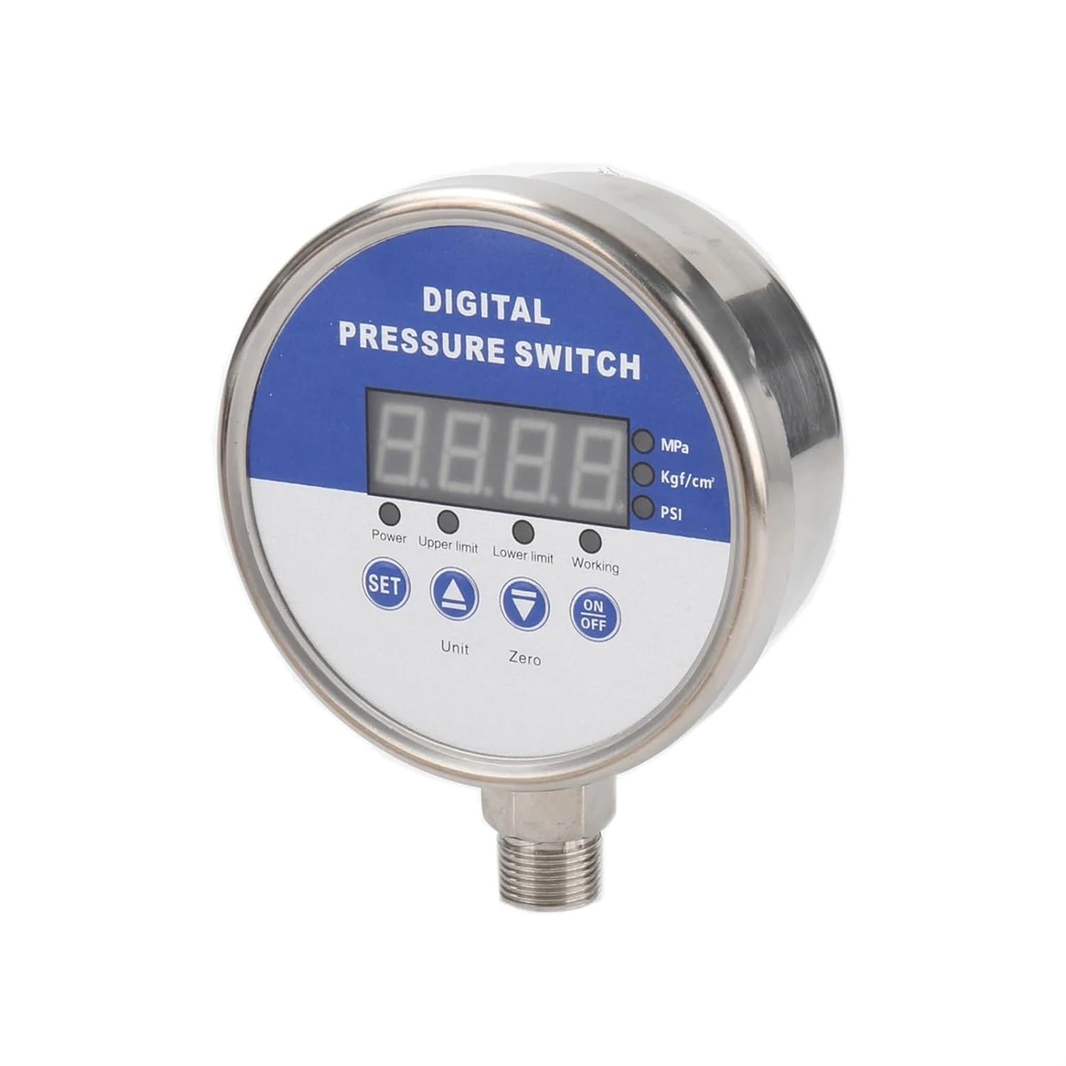 1PCS DPR-S90 Negative Type -0.1~0.1Mpa Water, Oil, Gas Intelligent Digital Pressure Switch Controller Radial/Axial(N1-4,24V)