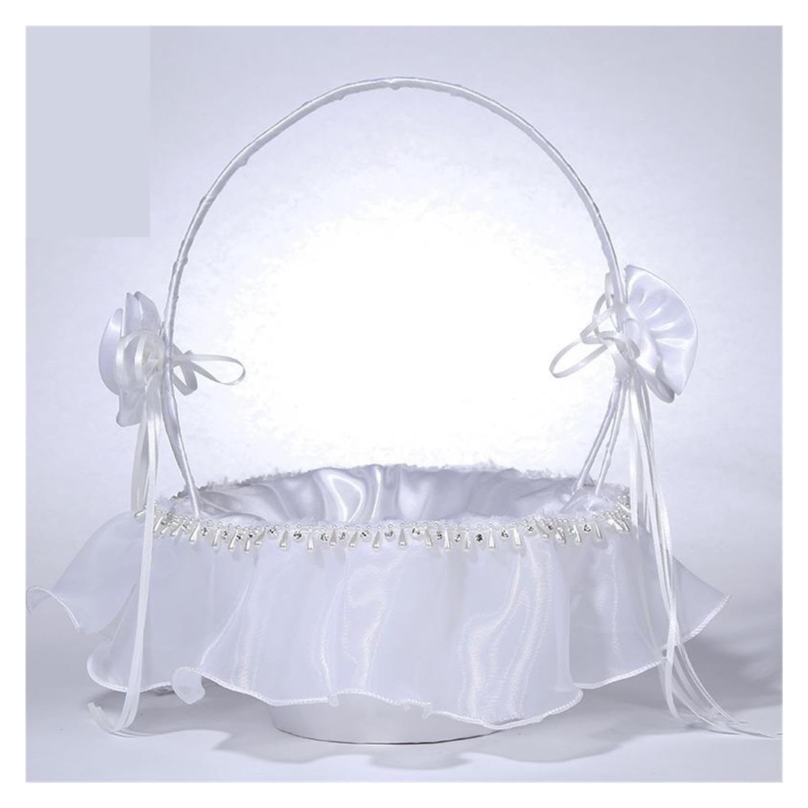 1pcs Wedding Flower Girl Basket Per Matrimoni
