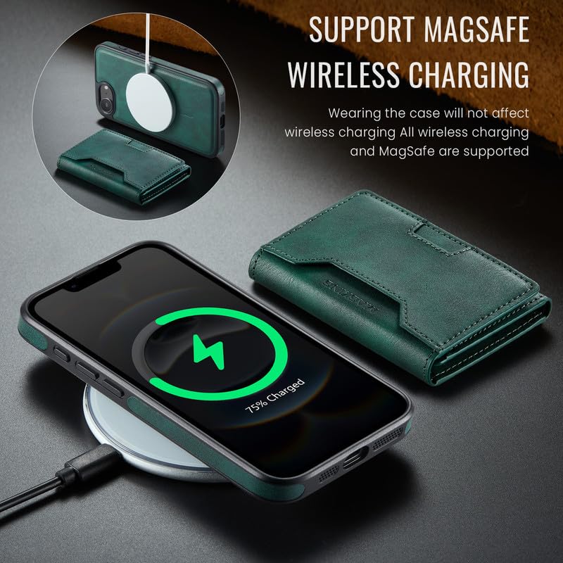 Funda iPhone 16E antigolpes que evita la clonación de tarjetas con su sistema RFID extraíble 4