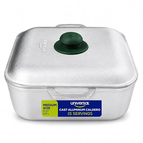 Universal 6 Quart Square Caldero