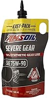 Amsoil SVGPK Severe Gear 75W-90 100% Synthetic EP Gear Oil Quart Easy-Pack - Extreme Duty Towing & Racing