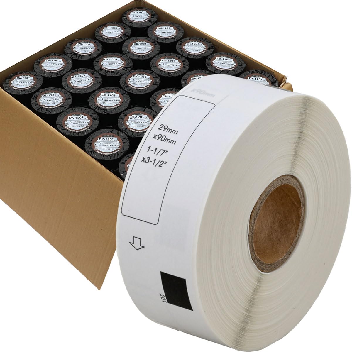 Amazon | 【互換ラベルLabo】 DK-1201 ブラザー 互換 ラベル 50ロール