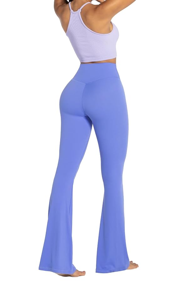 Sunzel Women's No Front Seam Crossover High Waist Flare Leggings Yoga Pants by Sunzel - Used condition - Image 8
