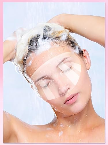 Miniatura 7 de EBANKU 200 protectores de ojos para la cara de la ducha, protector transparente para cejas, gafas de ducha, cubierta facial de baño, para adultos,