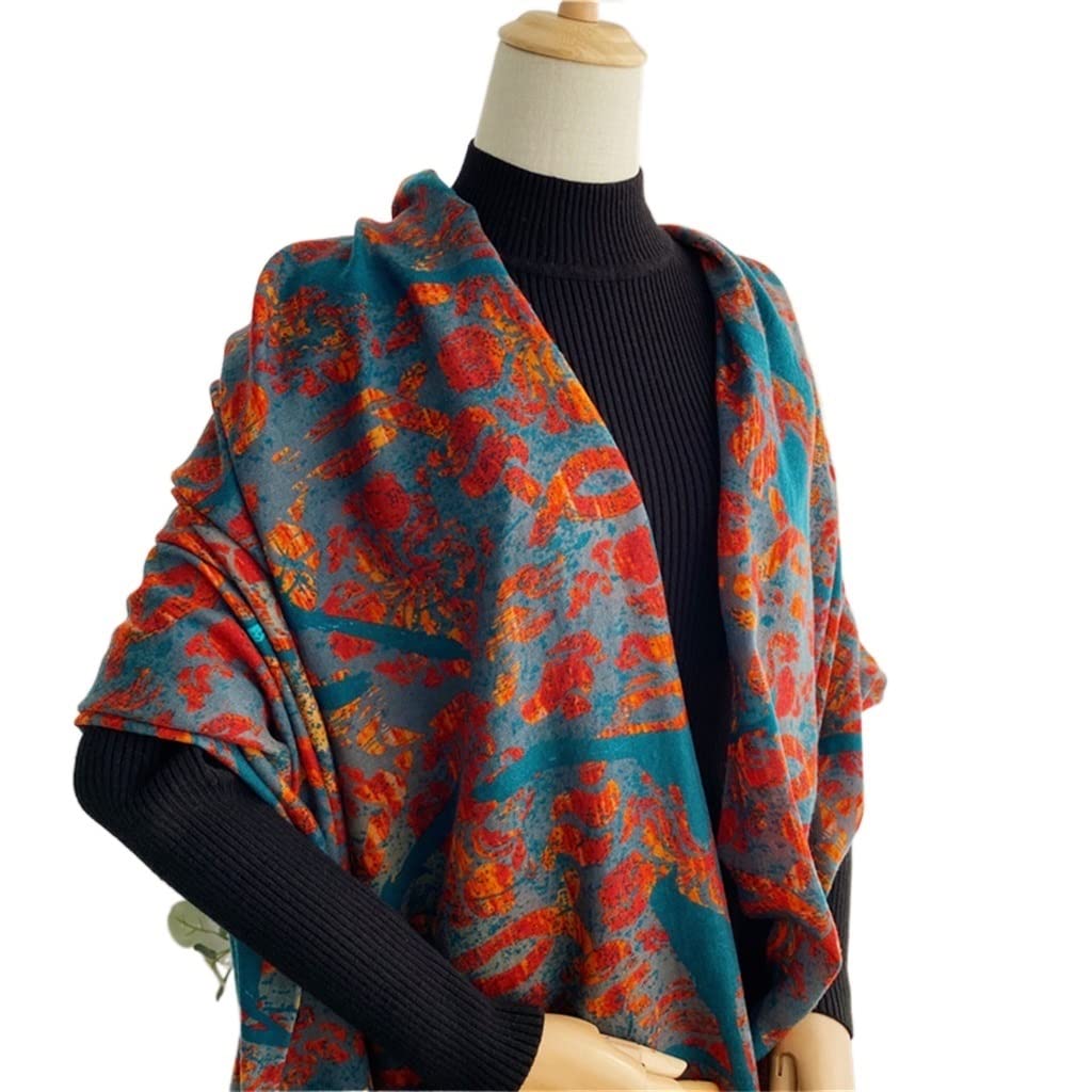 Weicher, dünner Kaschmirschal für Damen, Frühling, Herbst, Winter, Temperament, vielseitig, dünn, warm, Schal für Damen