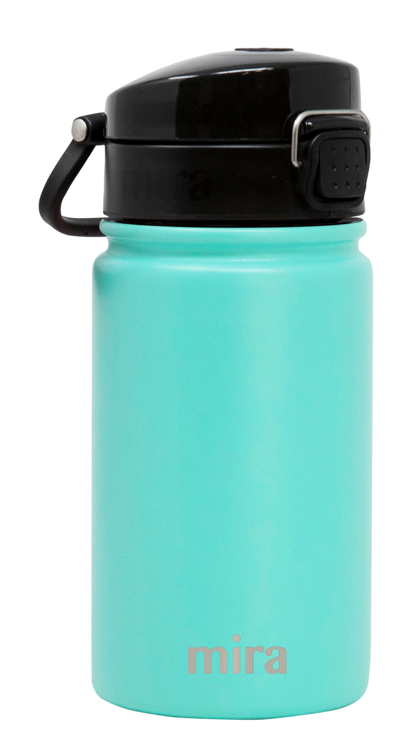 MIRA12 oz Kids Water Bottle with Spout Lid - Vacuum Insulated Stainless Steel Thermo Flask Keeps Cold for 24 Hours, Hot for 12 Hours - Teal