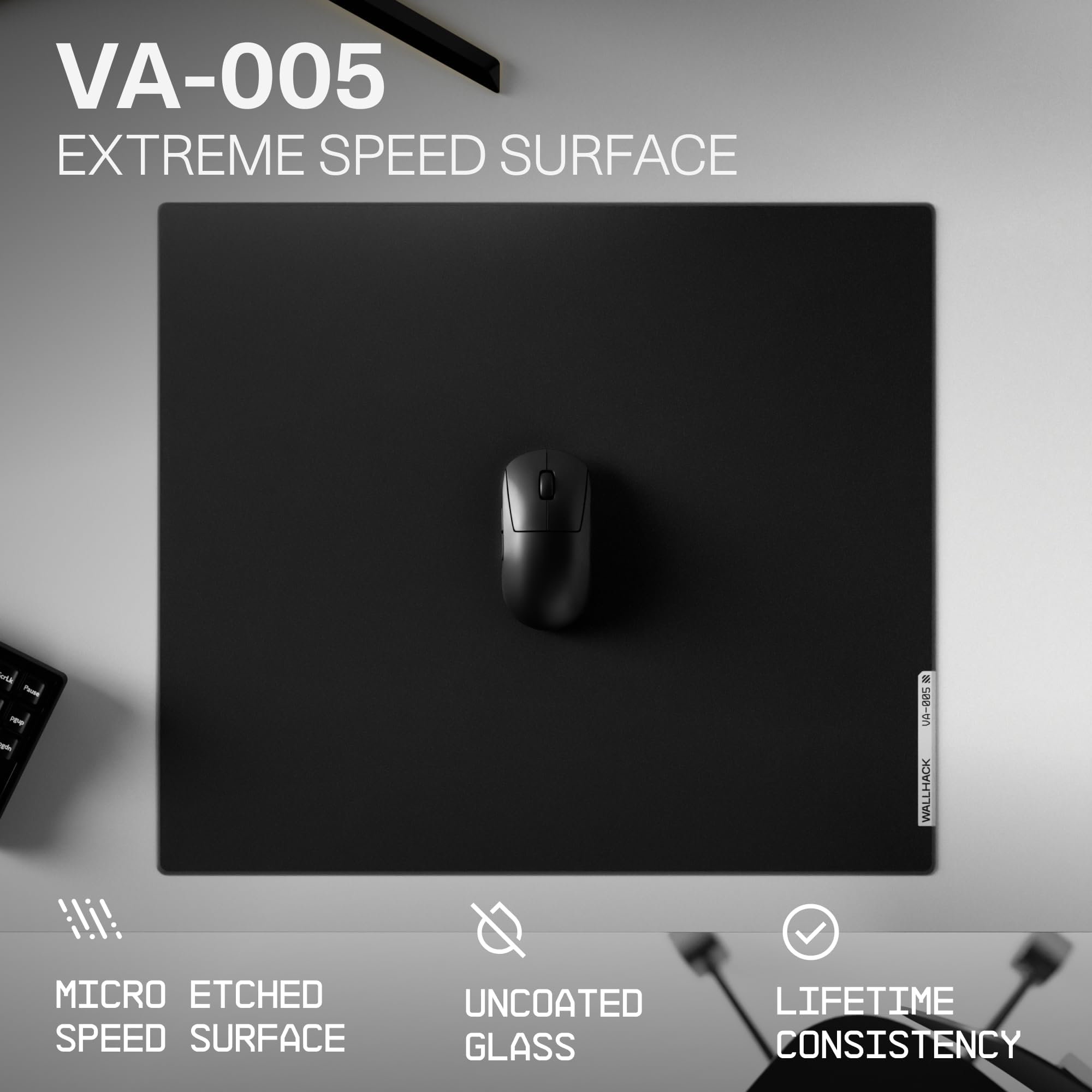 Amazon.com: Wallhack VA-005 Glass Gaming Mouse Pad – Speed Surface