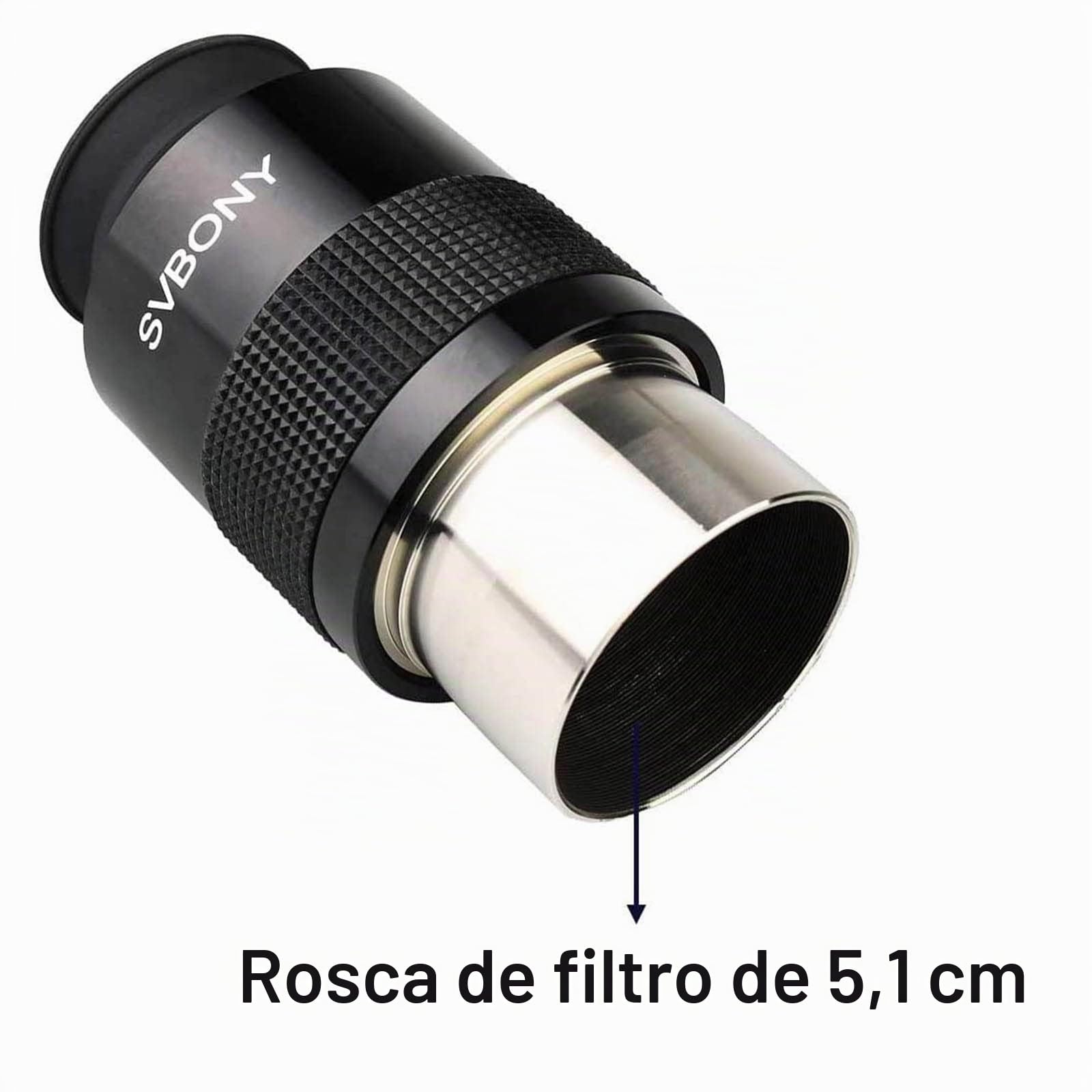 Svbony SV136 Ocular Telescopio 2",Ocular Gran Angular de 72°,Ocular Acromático 34mm para Telescopio y Filtros