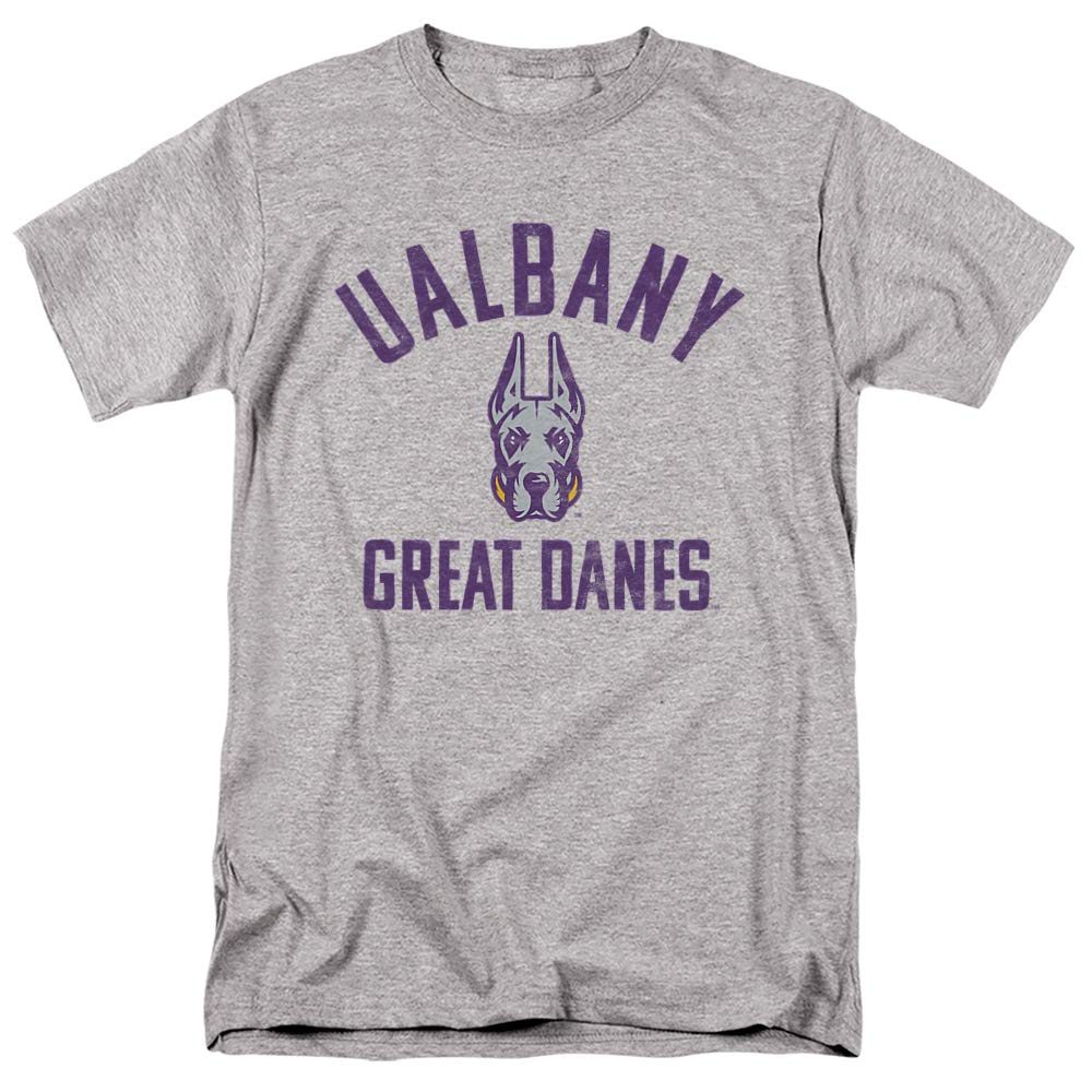 LOGOVISION Official Collegiate Large Distressed Logo Short Sleeve Unisex for Men & Women Cotton T Shirt Collection 1