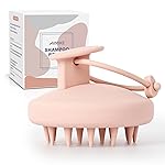 AIMIKE Scalp Massager - Silicone Shampoo Brush for Hair, Dandruff Removal & Hair Growth Stimulator - Exfoliator for Dry & Wet Scalp
