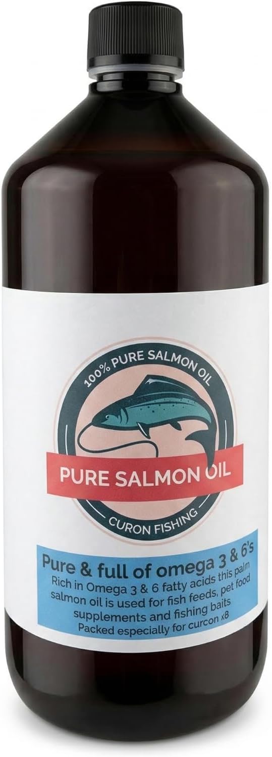 Pure Salmon Oil for Fishing Bait - Liquid Feed Attractant 1 Litre
