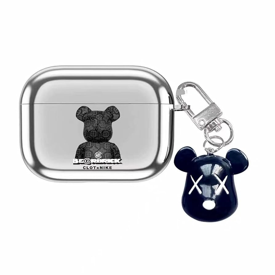 AirPods Pro pro2本体 + ロボットベアケース AirPods Pro3 ケース かわいい airpods pro2 第3世代 TPU PC