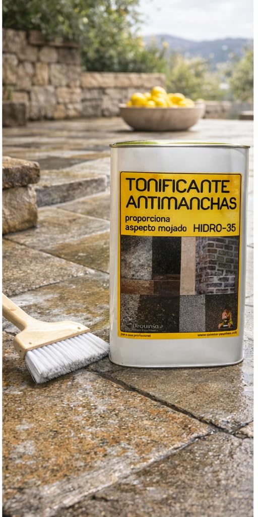 Antimancha Efecto Mojado Tonificante Protector de Manchas para Granito, Mármol, Piedra Natural, 5 Litros