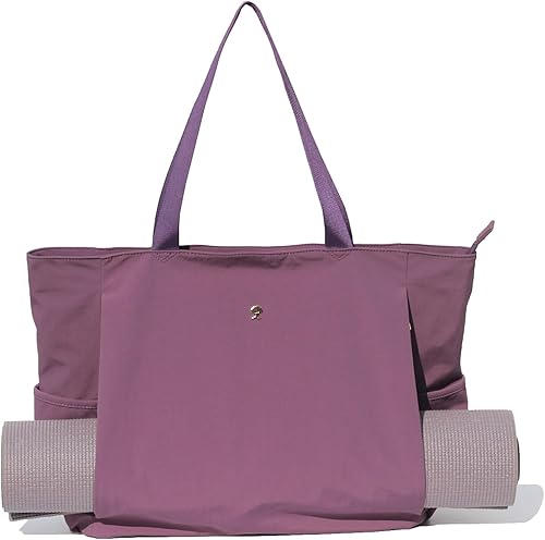 Miniatura 26 de Bolsa para esterilla de yoga ESVAN, bolsa de mano para yoga, bandolera para esterilla de yoga, bolsa de transporte para oficina, yoga, pilates, Aa