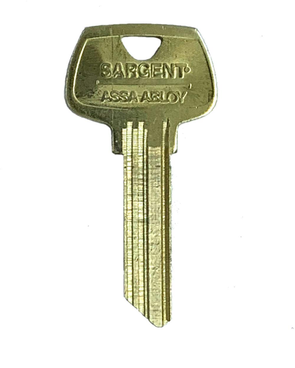 Sargent 6 Pin Key Blank 6275 HF Keyway, Pkg of 10, Factory Original