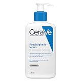 CeraVe Feuchtigkeitslotion, Leichte Körperlotion für trockene bis sehr trockene und zu Neurodermitis neigende Haut geeignet, Für Körper und Gesicht Lotion 236 ml (1er Pack)