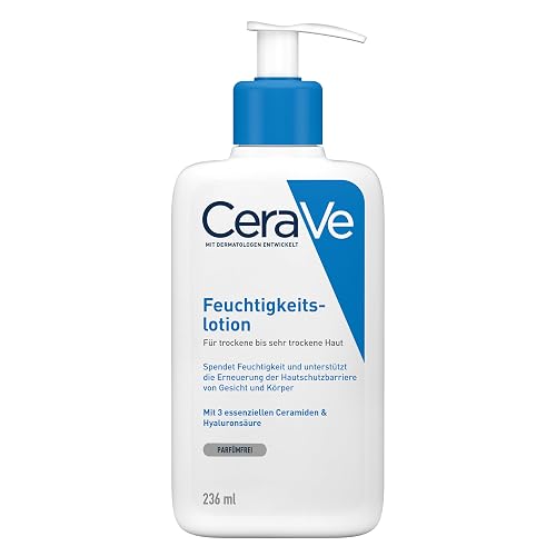 CeraVe Feuchtigkeitslotion für trockene Haut, Körper & Gesicht, 236 ml