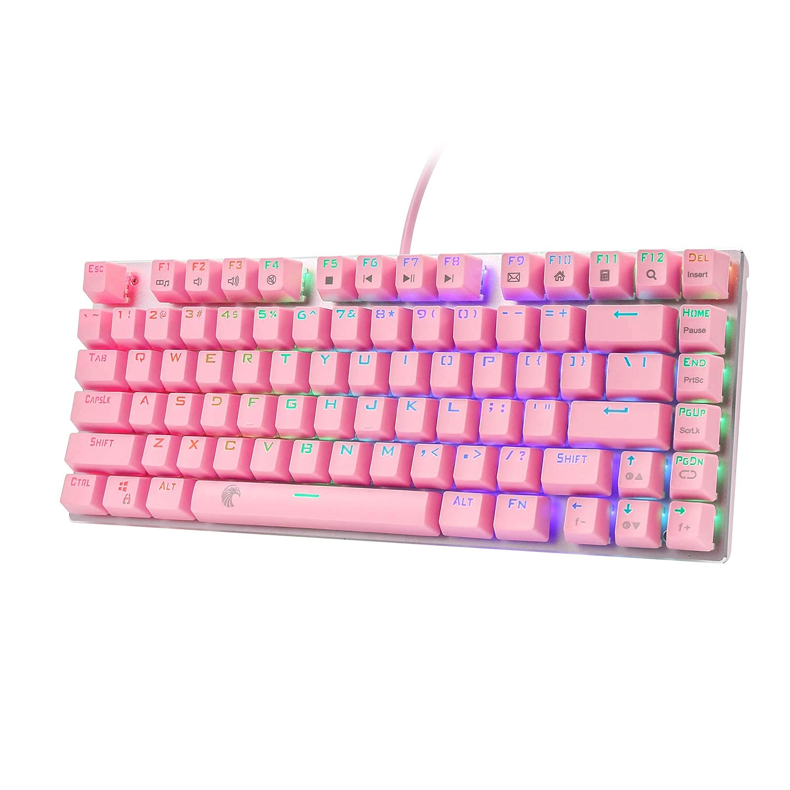 Amazon | E-YOOSO Z-88 60%RGB メカニカルゲームキーボード 81キー PC