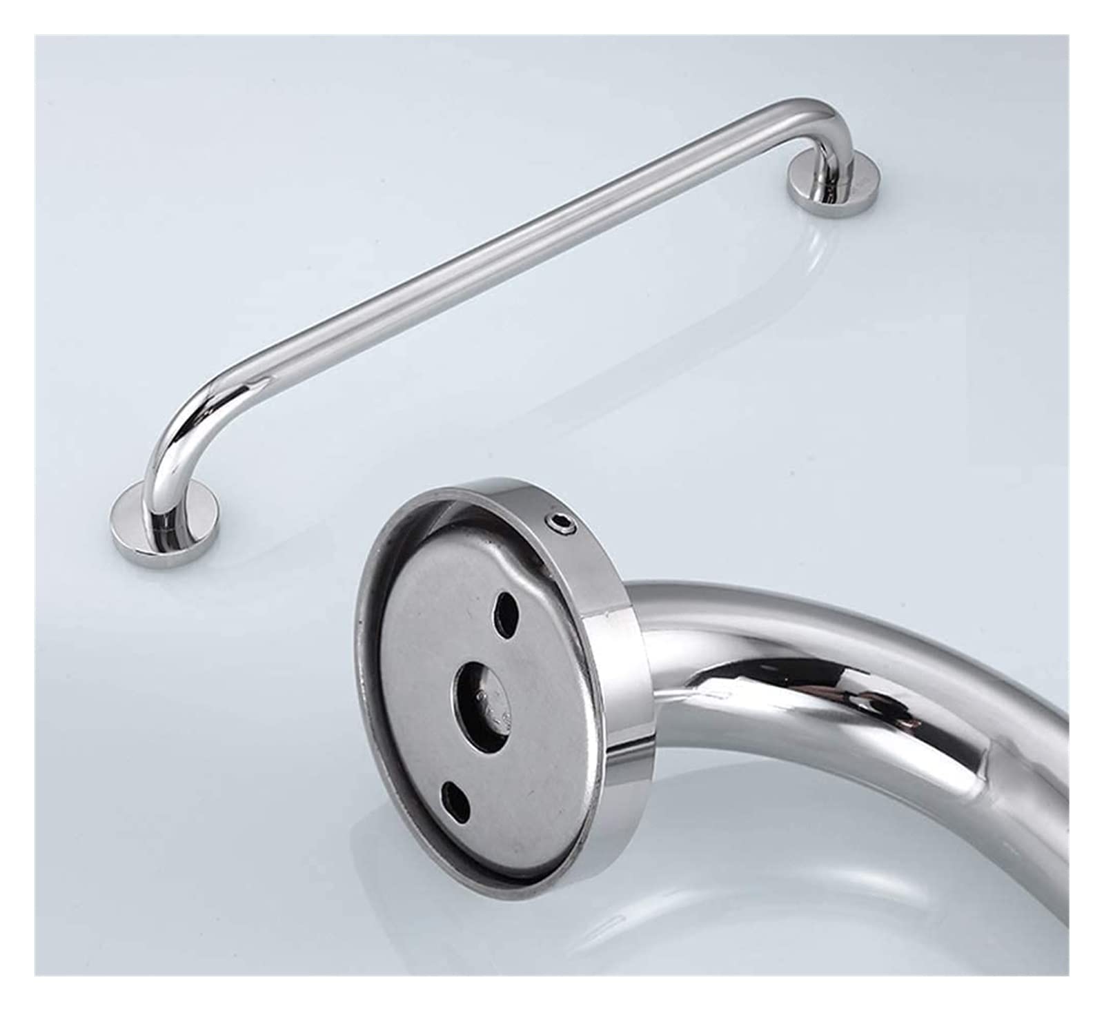 Barras De Apoyo, Pasamanos De Acero Inoxidable Antideslizantes, Soporte De Seguridad para Personas Mayores, Apto para Bañera, Barra De Equilibrio.,500mm