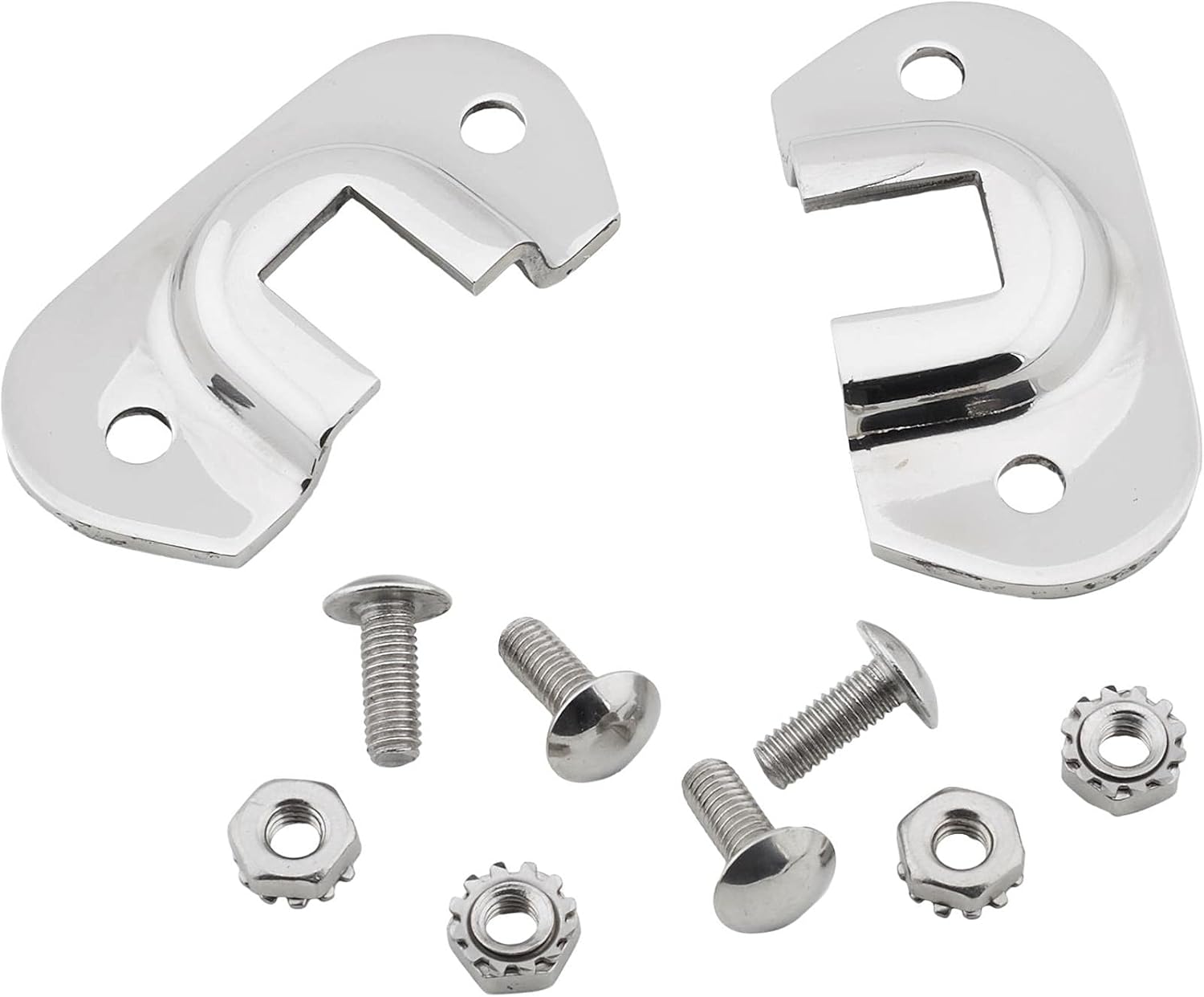 Speedway Motors Stainless Radiator Support Rod and Firewall Bracket Kit, Includes Polished 32-Inch Support Rods and Stainless Brackets, Direct Fit Compatible with 28-34 Ford