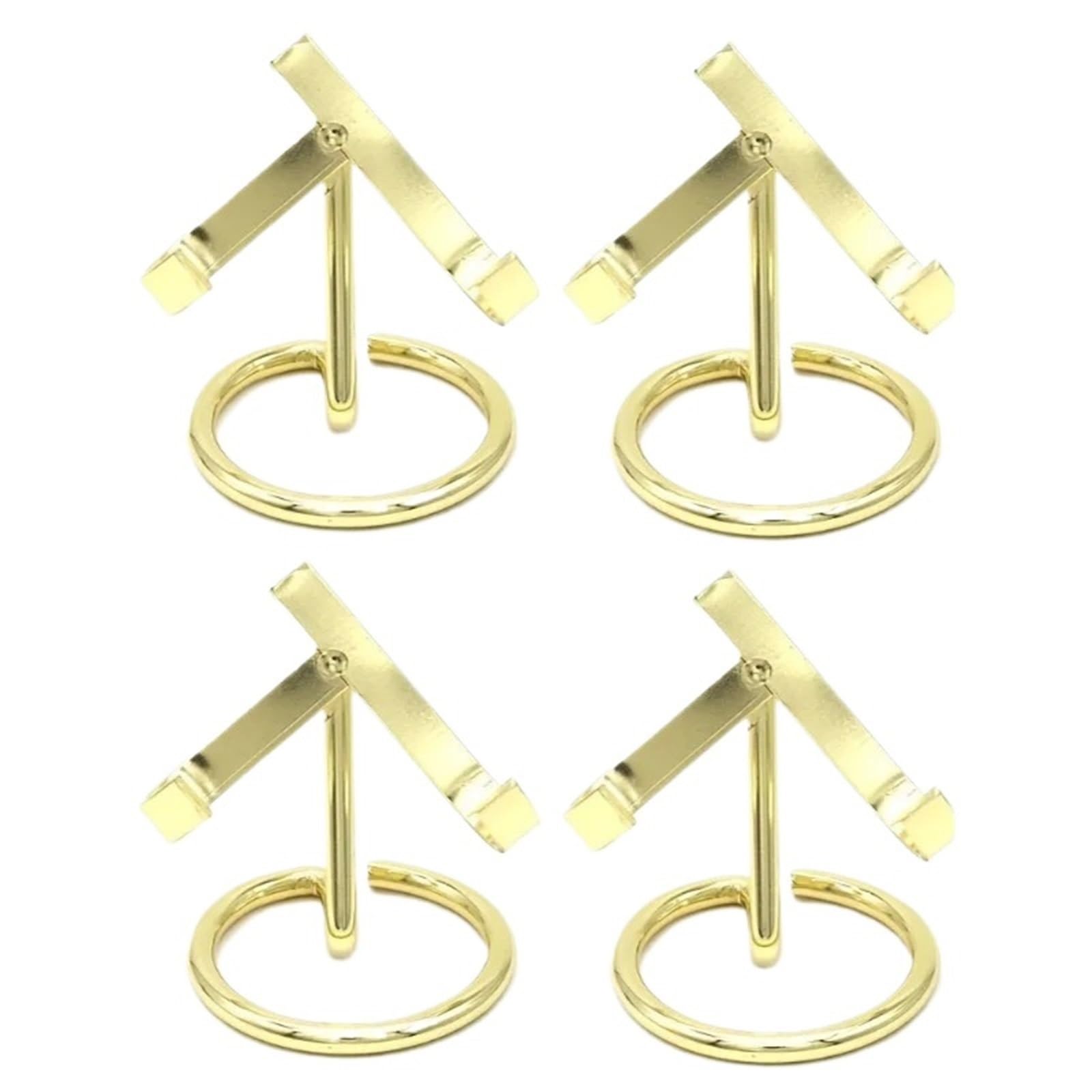 IRGVJIFR Rock Display Stand 4Pcs Iron Display Stands Crystal