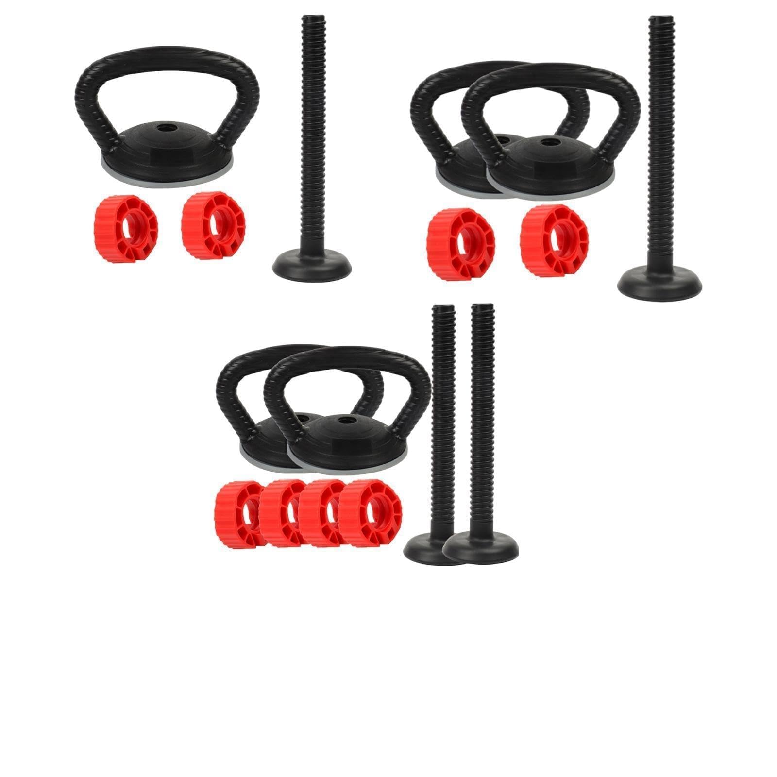 Adjustable Kettlebell Handle Attachment Converter for Dumbbell to Kettlebell 1 Handle and 1 Bar-picture-20