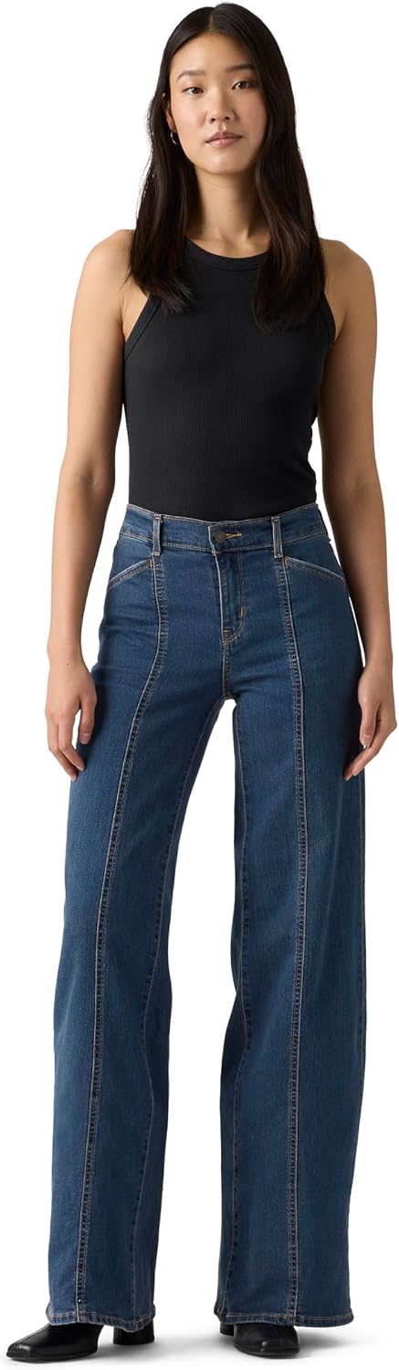 Levi's Womens Levi's Women's 318 Seamed Wide-Leg Jeans Jeans (pack of 1)