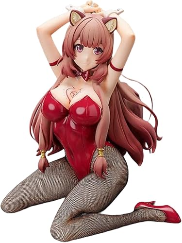 FREEing The Rising of The Shield Hero: Raphtalia (versión estilo conejito) Figura de PVC a escala 1:4, multicolor