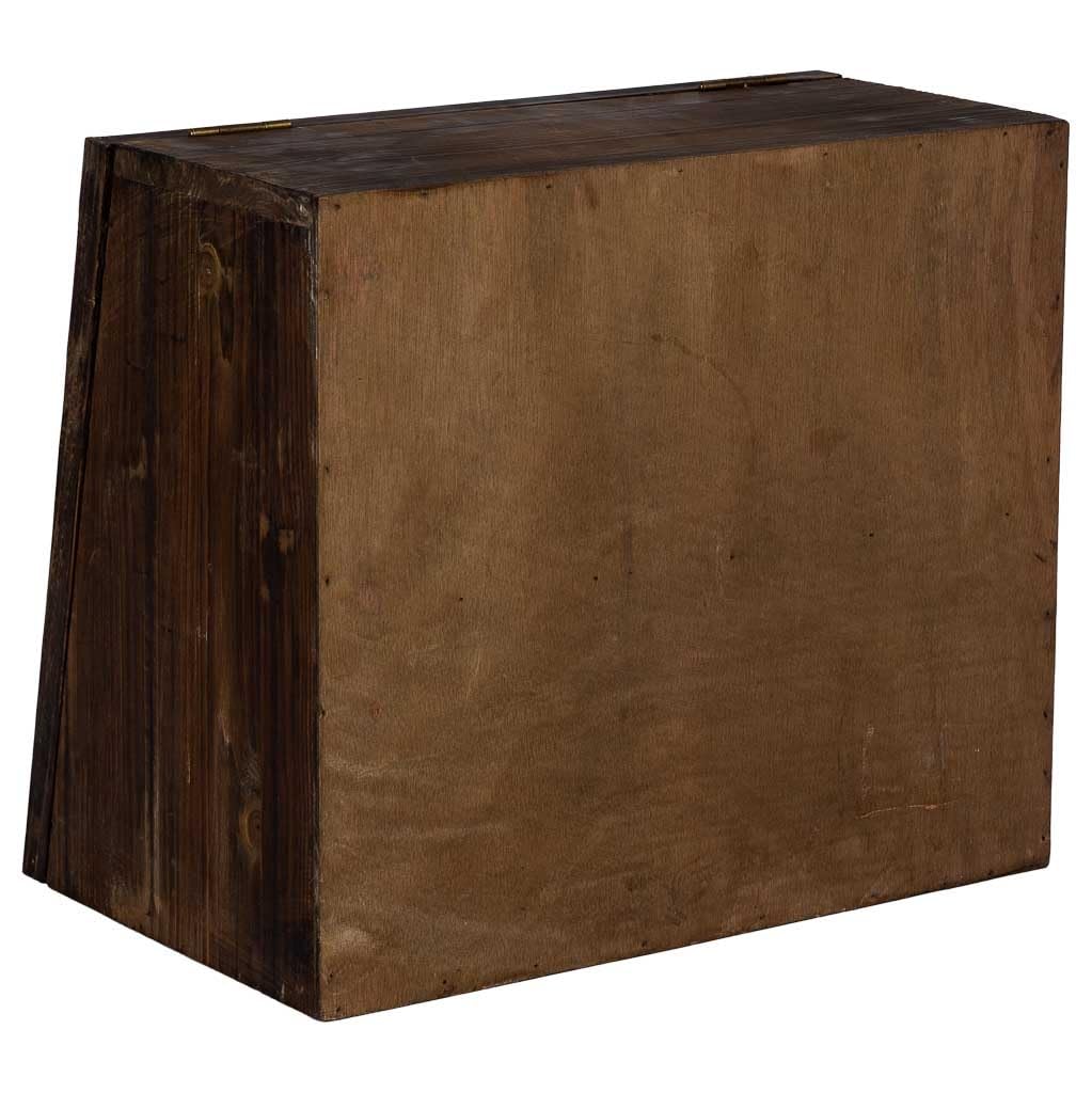 WANDERLUST DECO Vitrina de Madera con 1 Puerta y 1 balda 40x25x35h cm