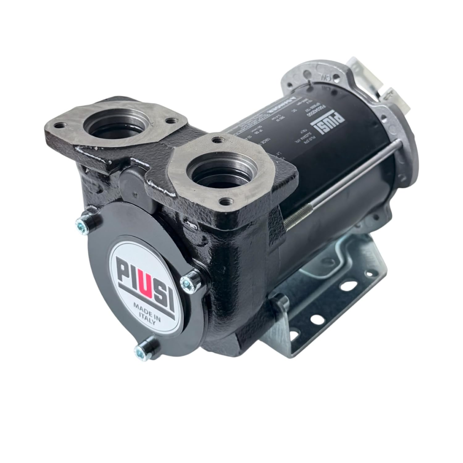 PIUSI Pompa Travaso Gasolio Autoadescante Elettrica - 50 L/min 12V, Per Batteria, Attacco Flangiato | BP3000 (F00342000)