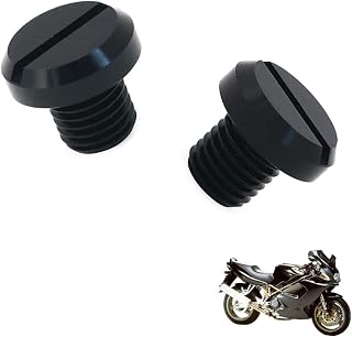 generic 2PCS motorcycle mirror plugs Compatible with Ducati ST2,tuning accessories,sturdy and durable(black)