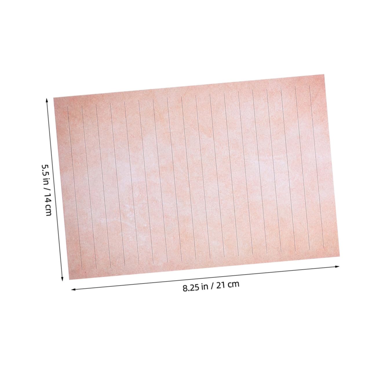 Vintage Briefpapier 100 Stück aus Papier für Handschriftliche Notizen