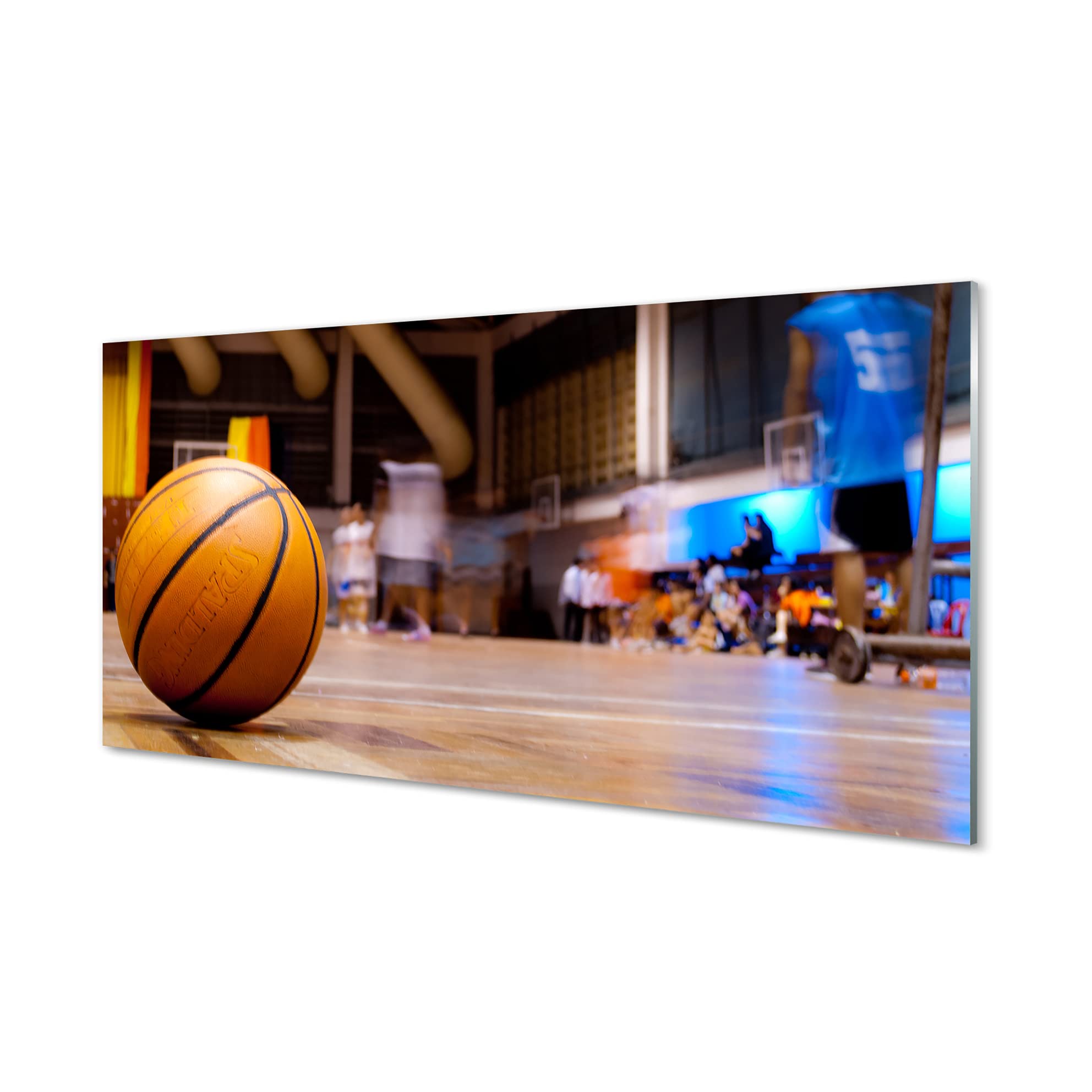 Sport de Basket-Ball Tableau Impression sur Verre 100x50cm Tulup pour Décoration Murale Salon