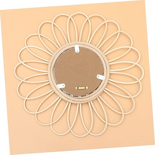 Miniatura 9 de Espejo de arte de ratán tejido espejo decoración colgante de pared accesorios de fotografía decoración del hogar
