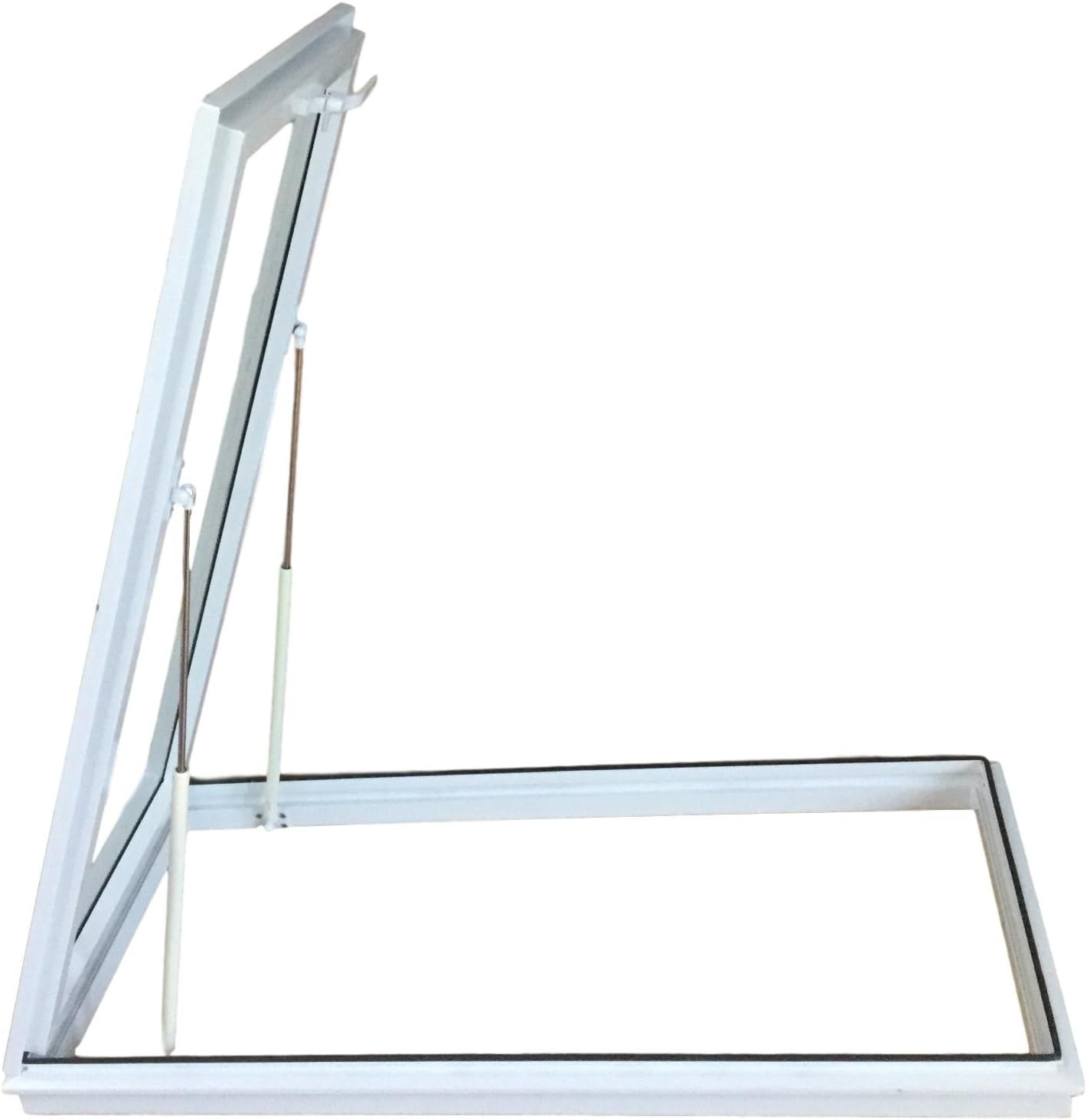 Vent Skylight Sky Light Window, 4' x 2', 22-1/2-Inch x 46-1/2-Inch,Tempered Glass