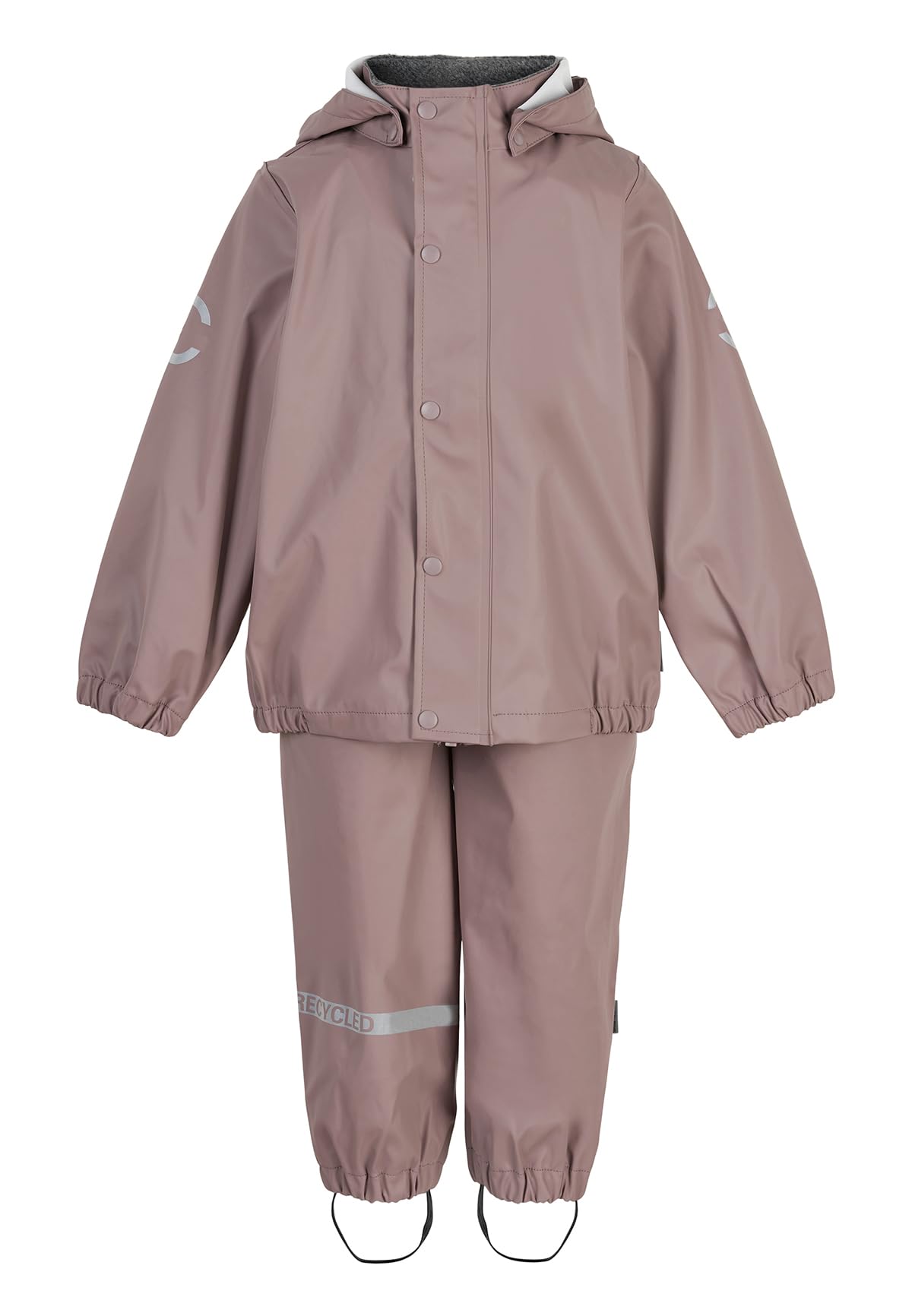 Mikk-line Regenkleidung, Regenset mit Regenhose und Regenjacke | Wasserdicht, Reflektierenden Details, Wassersäule von 5.000 mm, Elastische Bündchen, Kinnschutz, Abnehmbare Kapuze