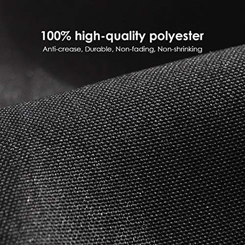 Furnlik Eventsdeco Round Tablecloth, Black Table Cloth 70 Inch Polyester Fabric Table Cloths For Banquet Party Dining Buffet And Vendor #TOP4