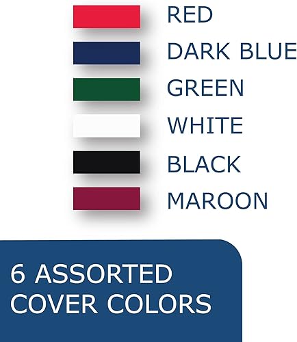 Miniatura 4 de Caja de 48 carpetas de bolsillo, 11.75 x 9.5 pulgadas, bolsillos dobles con capacidad para 25 hojas cada una, laminado de película, 3 agujeros