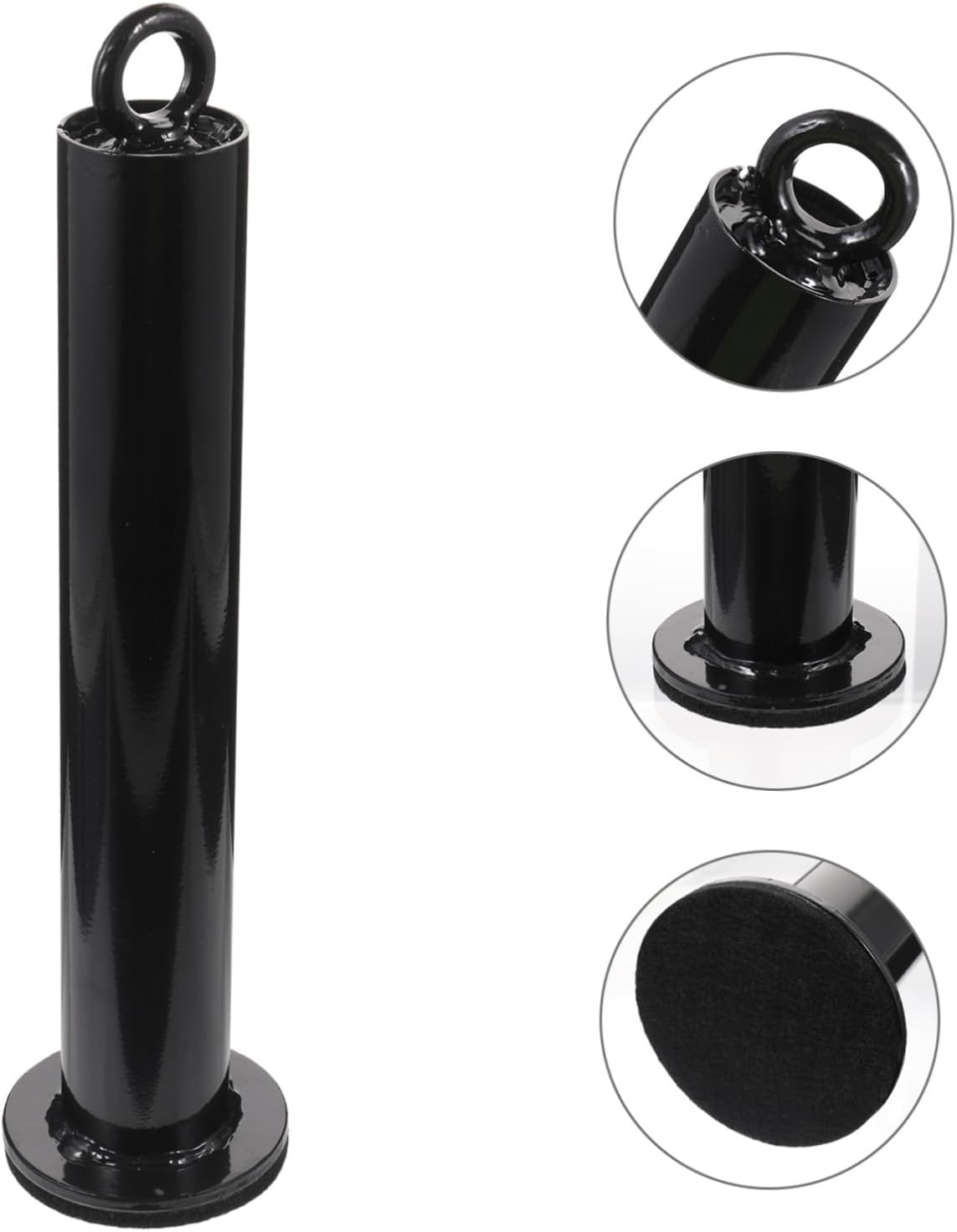 Barbell Slice Weight Tray Steel Dumbbell Rack Weight Storage Holder 48mm Diameter 320mm Length for Home Gym Strength Training Equipment