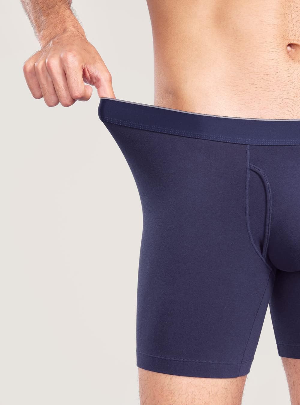 DAVID ARCHY Men's Underwear,ComfortSoft Cotton Mositure-Wicking,Breathable Mens Boxer Briefs,Multipack - Image 4