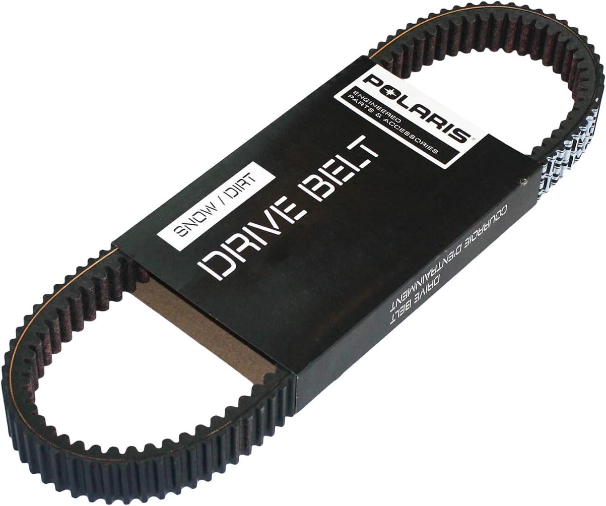 Polaris Snowmobile Performance Drive Belt, for specific models of Polaris Snowmobiles, Runs at Optimal RPMs, No Clutch Recalibration, Replace Every 1,000 Miles, Black, Runs Cooler - 3211177